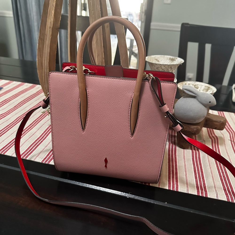 Christian louboutin paloma bag in pink/red